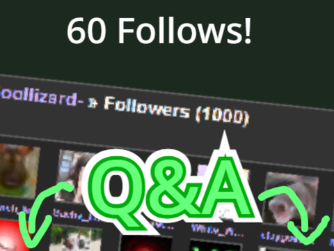 60 follower Q&A!