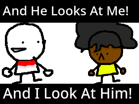 And He Looks At Me! - #Animation #All #Trending