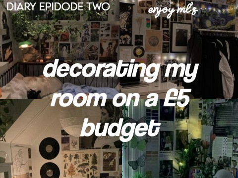 diary ep 2. room decor on a budget