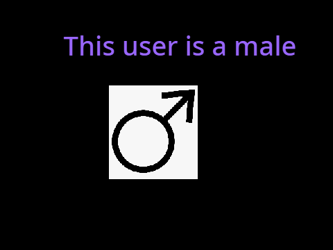 This user is a male 