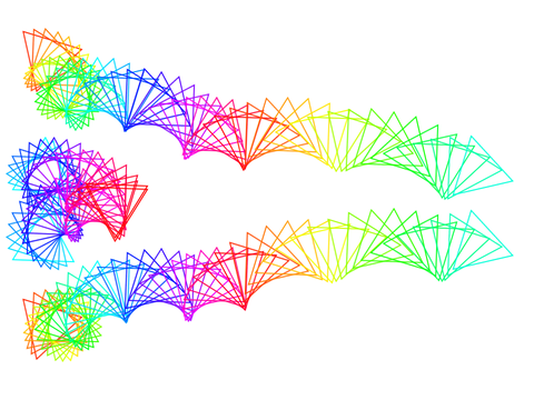 Triangle Spirals