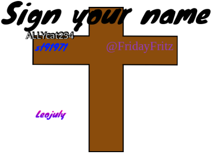 Sign your name if you believe in Jesus! remix remix remix