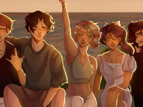 Sunset Fun || OC art
