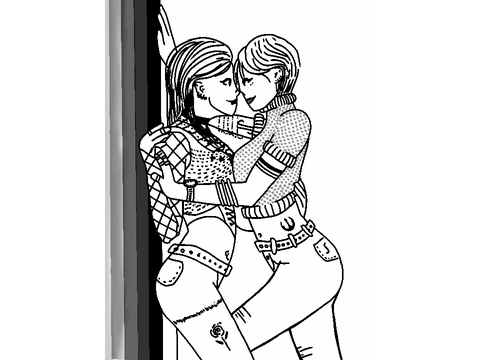 OC Drawing that ima post to the homophobic gc