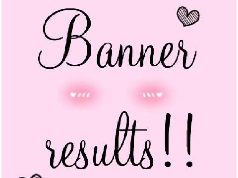 BANNER CONTEST RESULTS!!!!