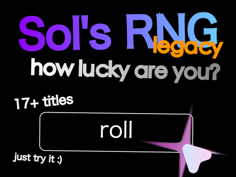 Sols RNG [Legacy]