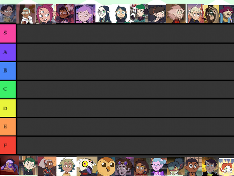 (USEABLE) TOH Tier Maker  The Owl House remix