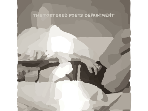 Tortured Poets Department Taylor Swift Album Cover Art