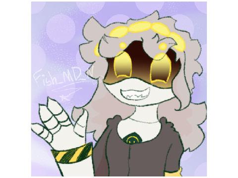 PFP commision for @racconwolf375 [MURDER DRONES OC FANART]
