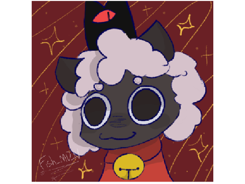 PFP commision for @leader-lamb! [CULT OF THE LAMB FANART]