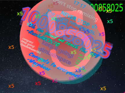 First Remix x5 of 1,000,000,000 id!
