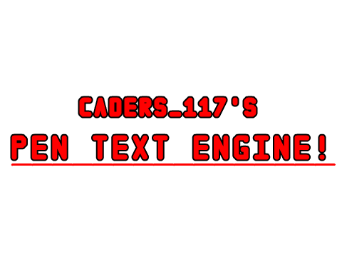 Pen Text Engine