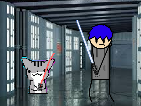MasterCodeCat15 fighting Phantom!