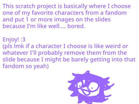 [OUTDATED!!] Favorite Characters from each fandom PT.1