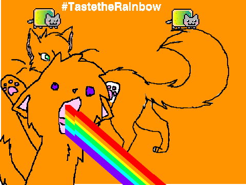 Squirreflight LOVES Skittles #Taste the rainbow
