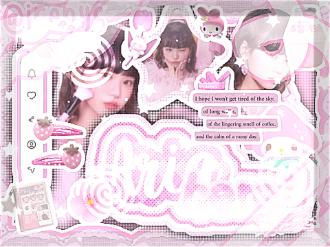  ｡ﾟbce for aria ! ♡彡