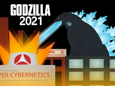GODZILLA 2021 VECTOR (First vector made from me)