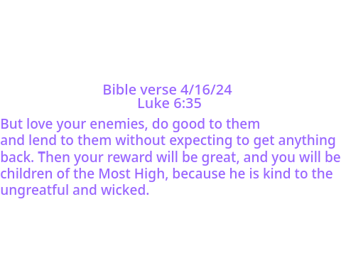 Bible Verse 4/16/24
