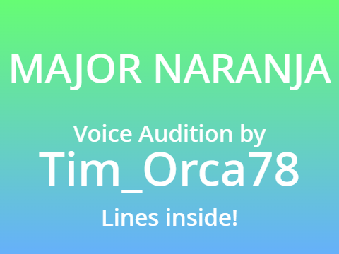 Perseverance - Major Naranja Audition