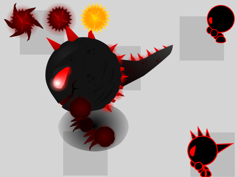 The Megamoder art WIP