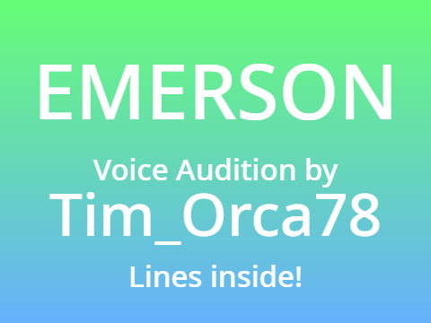 The Shards Of Hope - Emerson Audition