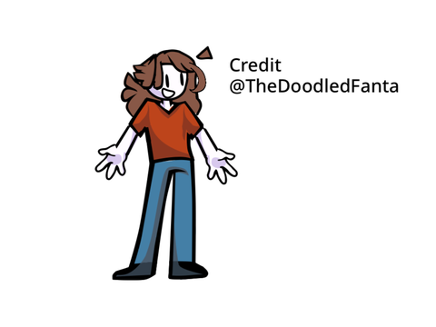 Art trade with @TheDoodledFanta 
