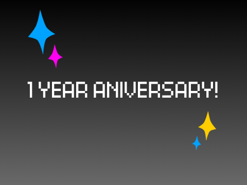Happy 1 Year anniversary!