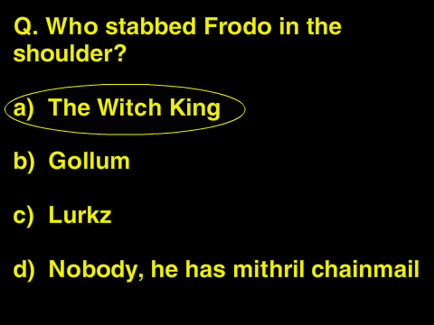 Lord of the Rings Quiz