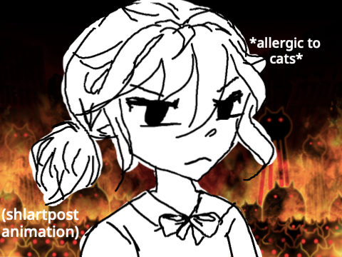 The real meaning of anime catgirl(shlatpost animation)