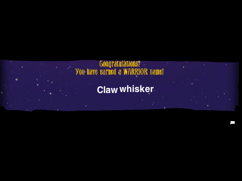 Create your Warrior cat name*READ NOTES*