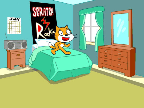 I remaked scratch cat!