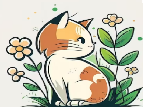 Spring kitty
