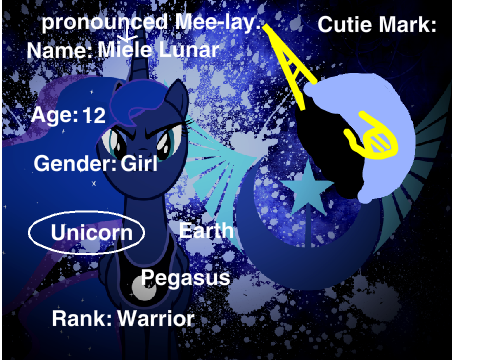 Equestria War! RP sign up sheet remix