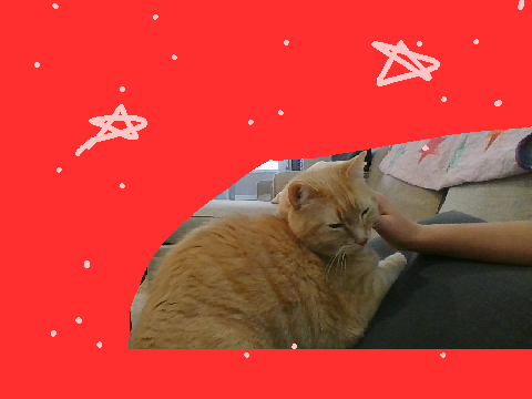 Flaming feather being the lil Goober he is