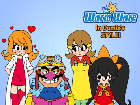 WarioWare Characters in Domix's Style (W.I.P)