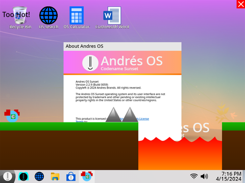 Andres OS Sunset Build 0059