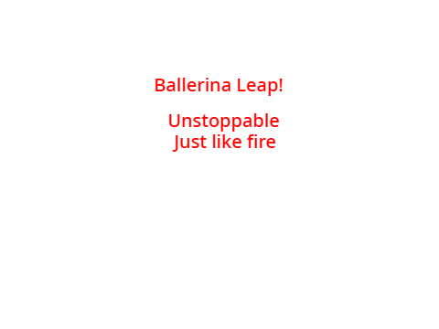 Ballerina Leap! Songs
