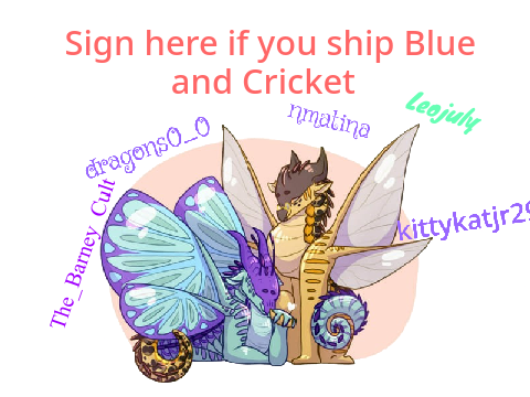 Sign if you ship blue and cricket remix remix remix remix