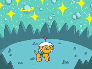 space tour with dot