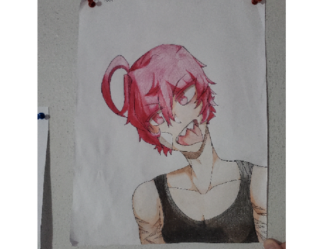 ANOTHER drawing of Crimson Akari (♂)...