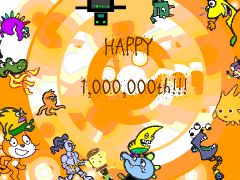 Celebrate the over 1 million projects!