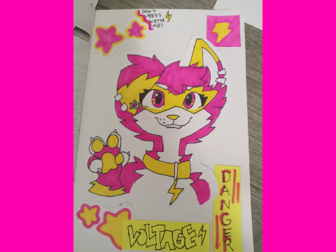 Voltage Sketchbook Page >_<
