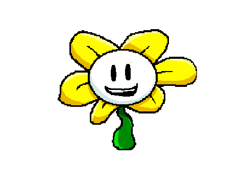 Flowey art I did in School