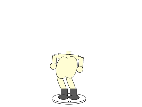 Hip swinging mech