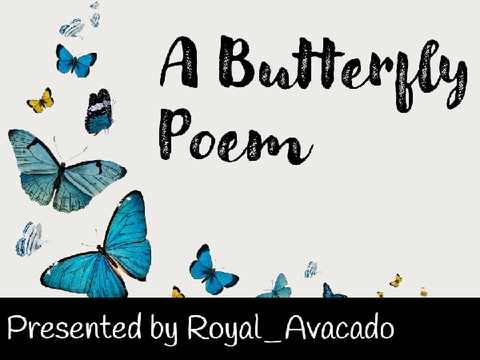 ✧₊⁺ Butterfly Poem™ ️ ✧₊⁺
