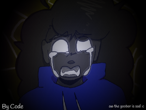 hes sad :c