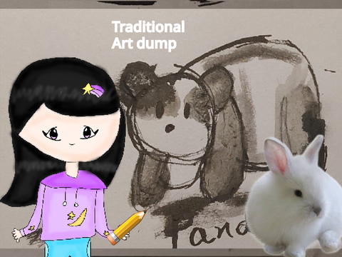 Traditional art dump