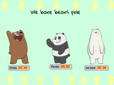 We bare bears pole