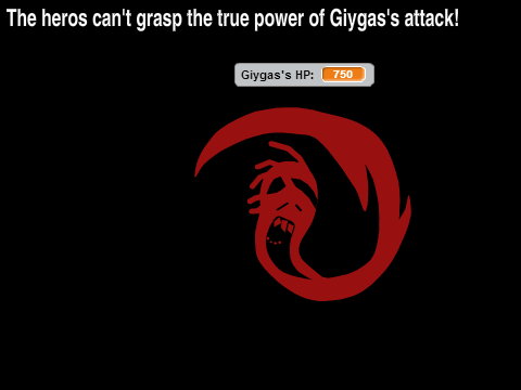 Add yourself fighting Giygas