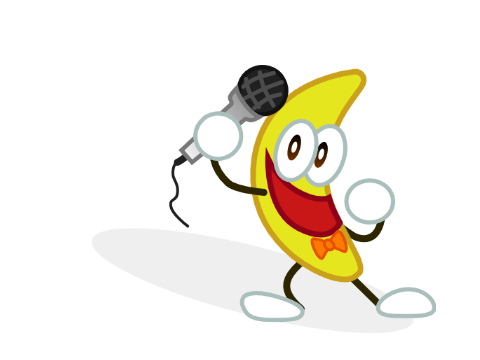 Dancing Banana art I did in School
